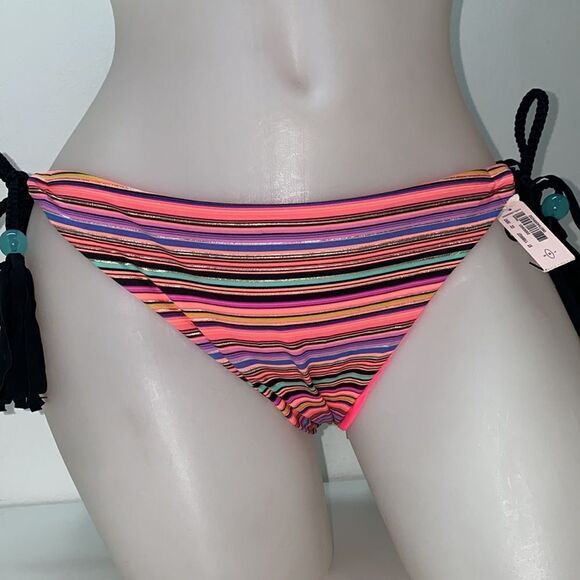 🔥VICTORIA SECRET SWIMSUIT 2pc large  push-up  //medium New #1 reversible - Picture 6 of 12